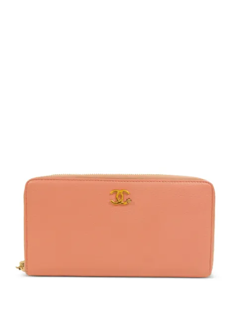 CHANEL Pre-Owned Lucky Flower zip wallet