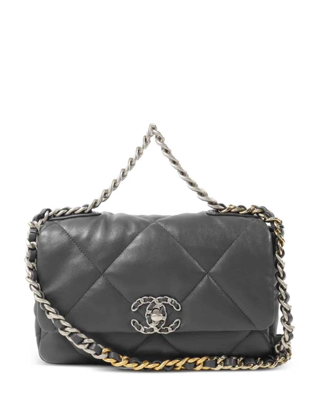 CHANEL Pre-Owned C19 shoulder bag - Grey