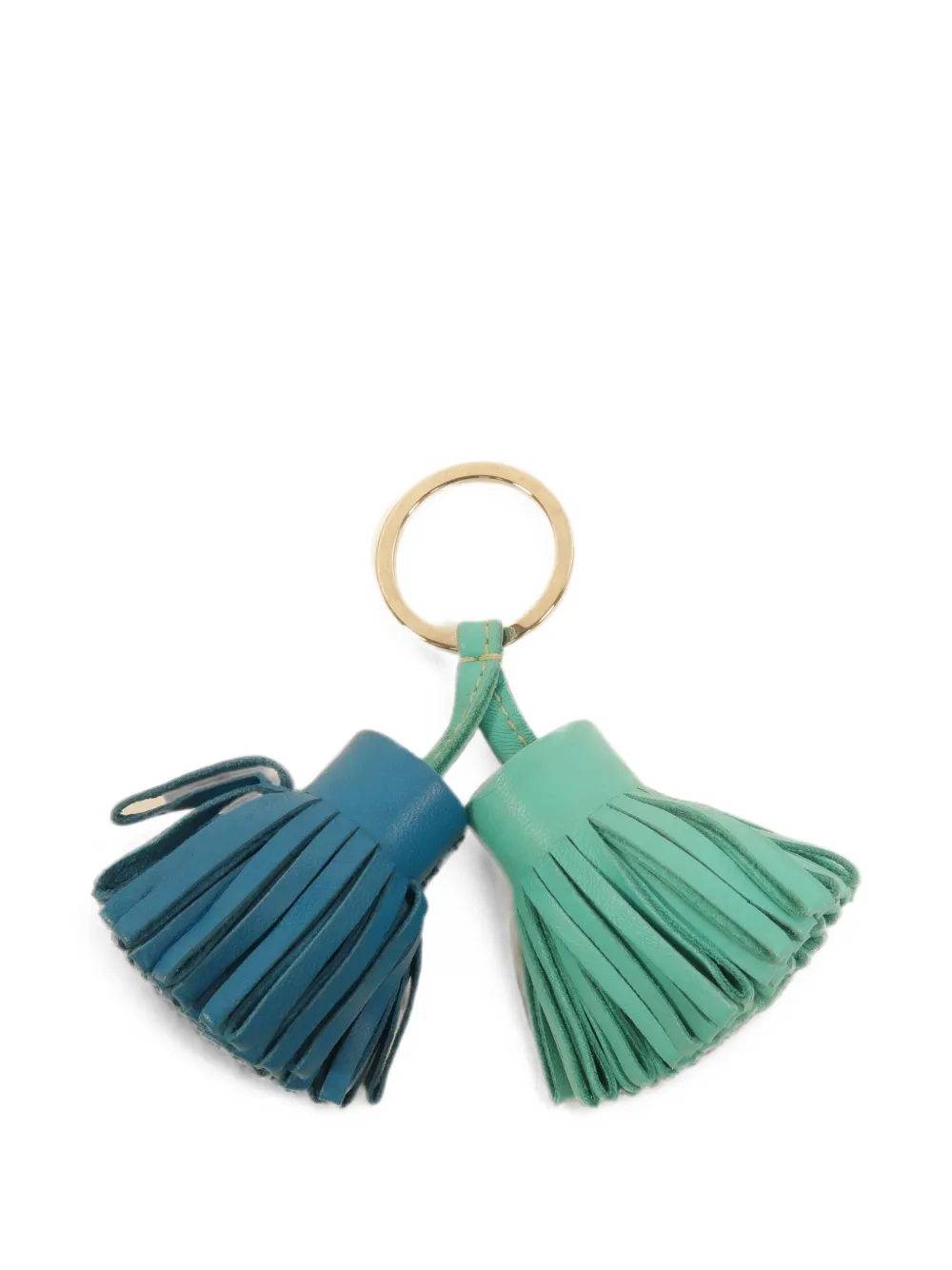 Hermès Pre-Owned Carmen Uno-Dos leather keyring - Verde