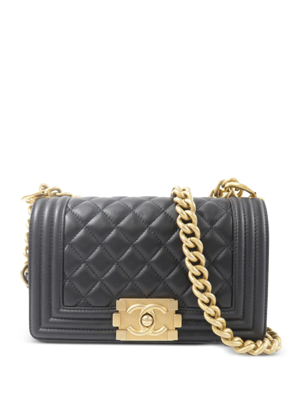 CHANEL Pre-Owned 20 Boy quilted shoulder bag - Nero