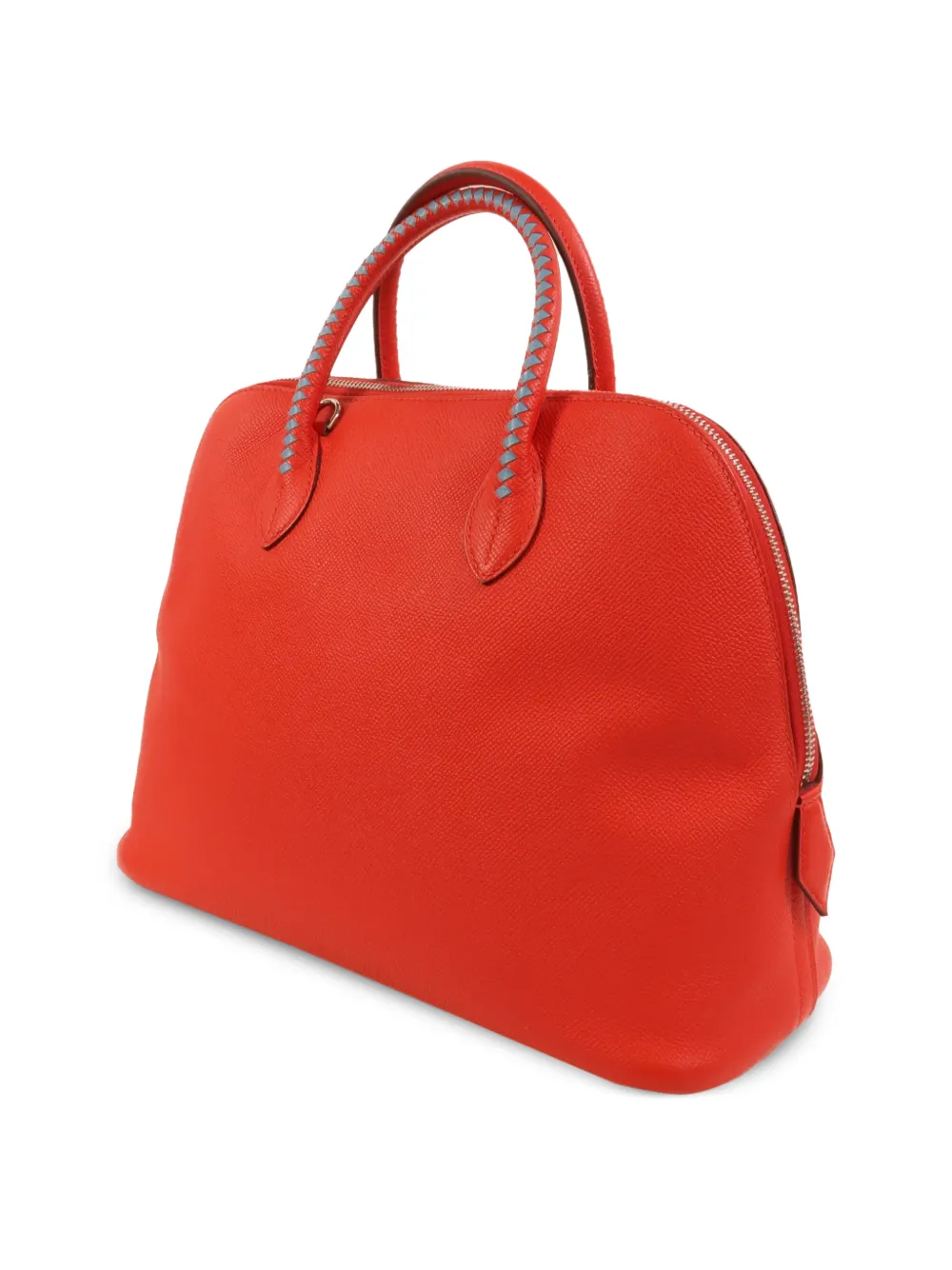Hermès Pre-owned Bolide 1923 Tressage Shoulder Bag in Red, view 3