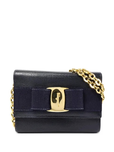 Ferragamo Pre-Owned Vara bow chain shoulder bag