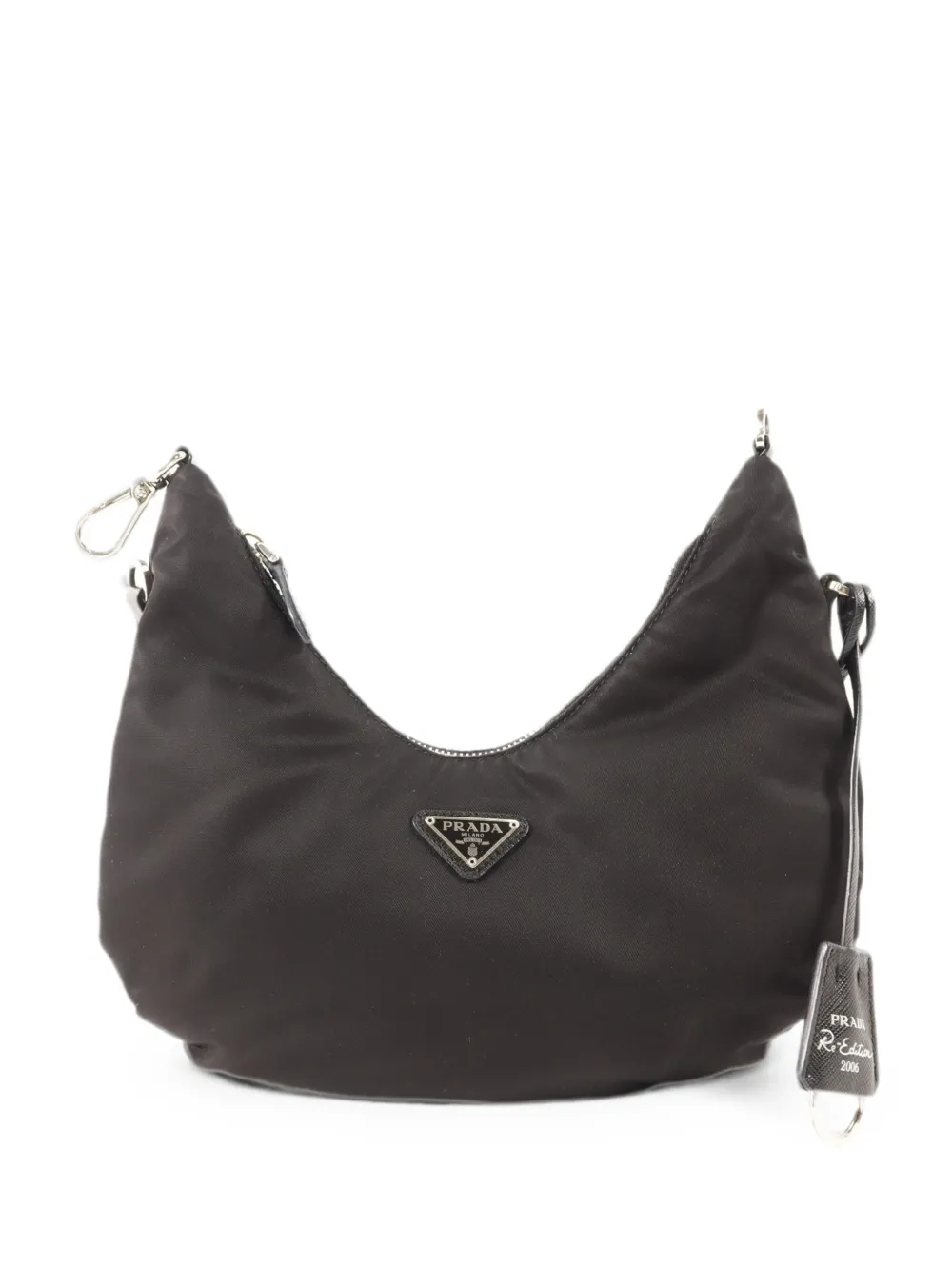 Pre-owned Prada Re-edition 2006 Clutch Bag In Black