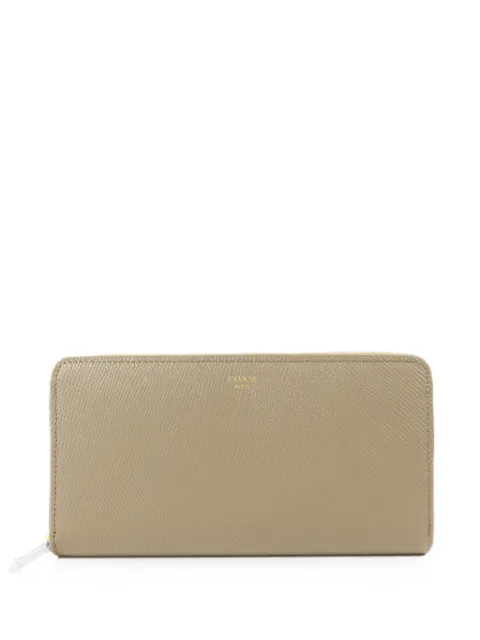 Celine Pre-Owned grained-leather long wallet
