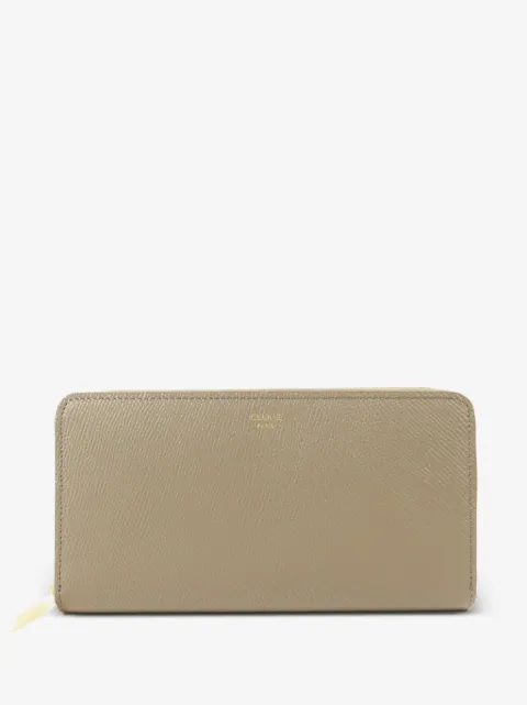 Celine Pre-Owned grained-leather long wallet
