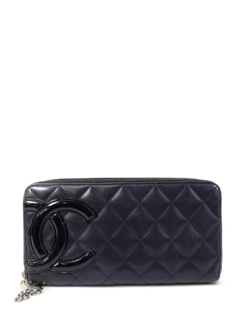 CHANEL Pre-Owned CC Cambon leather long wallet