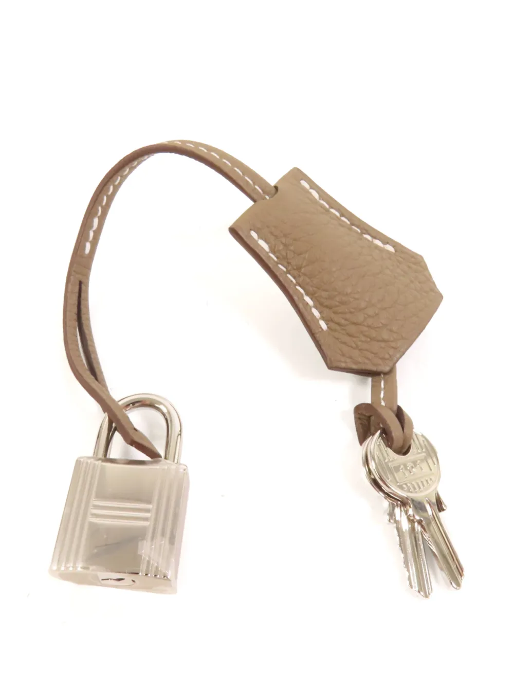 Hermès Pre-Owned 2026 25 Kelly leren shopper Beige