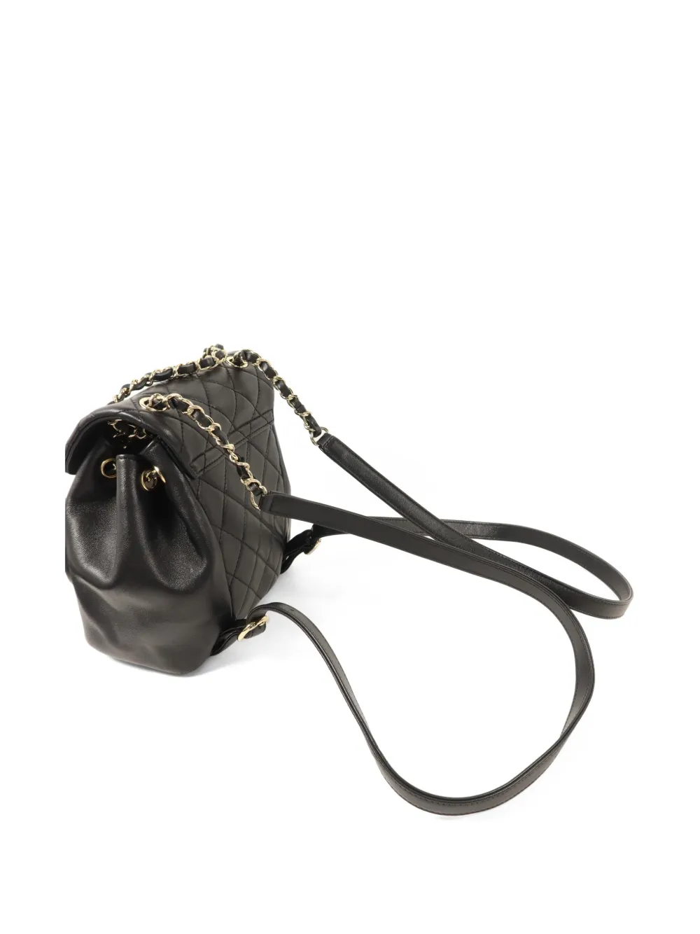 CHANEL Pre-Owned Duma CC rugzak met draaislot Zwart