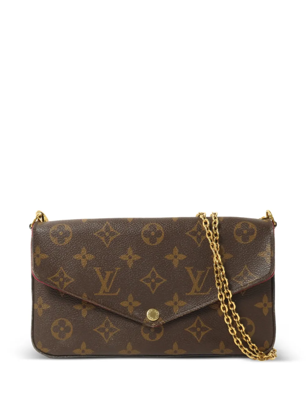 Louis Vuitton Pre-Owned Felicie Pochette Monogram canvas shoulder bag - Brown