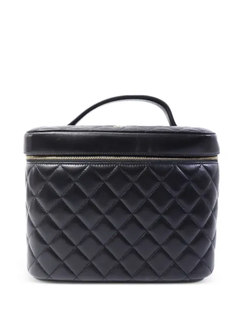 CHANEL Pre-Owned large Vanity Case Diamond-quilted tote bag