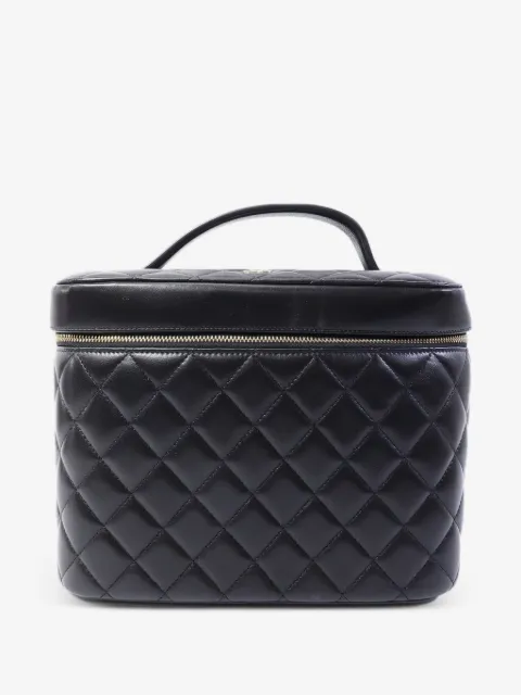 CHANEL Pre-Owned large Vanity Case Diamond-quilted tote bag