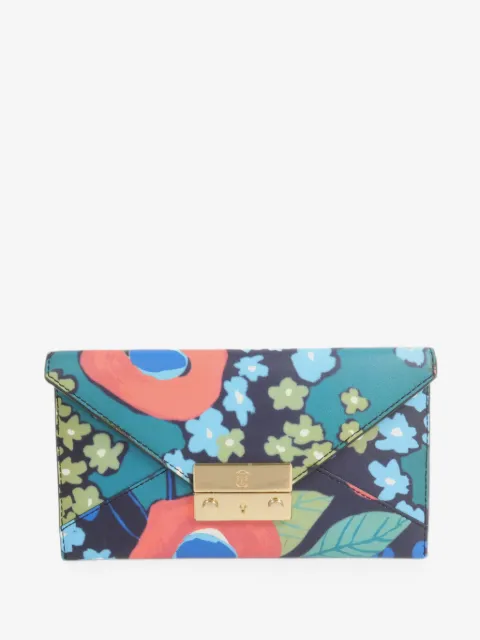 Tory Burch Juliette floral-print envelope wallet