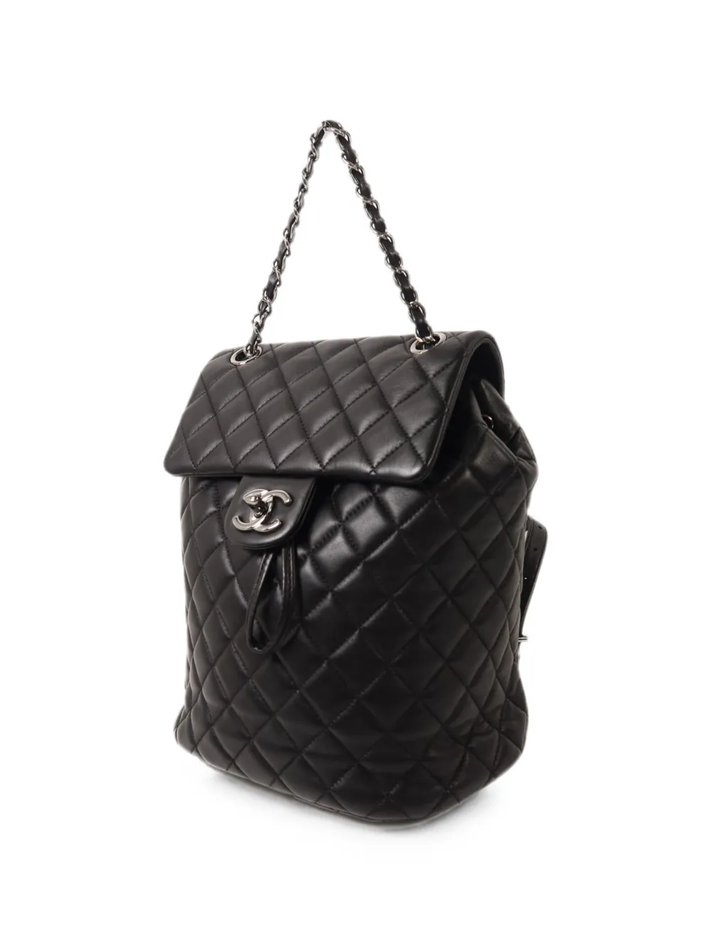CHANEL Pre-Owned Urban Spirit CC rugzak met draaislot Zwart