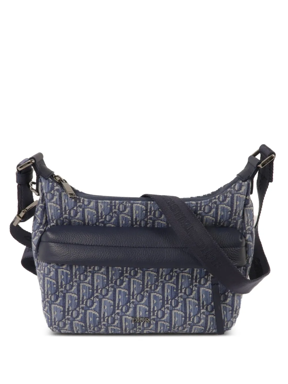 Christian Dior Pre-Owned Kleine Oblique Rider Schultertasche - Blau
