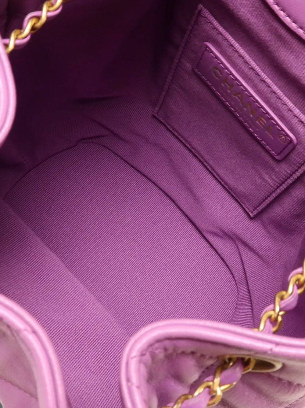 CHANEL Pre-Owned CC rugzak Paars