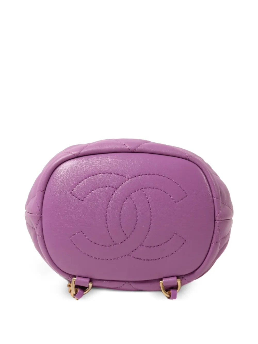 CHANEL Pre-Owned CC rugzak Paars