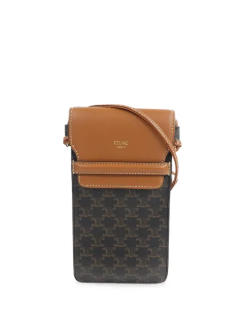 Celine Pre-Owned Triomphe flap phone bag