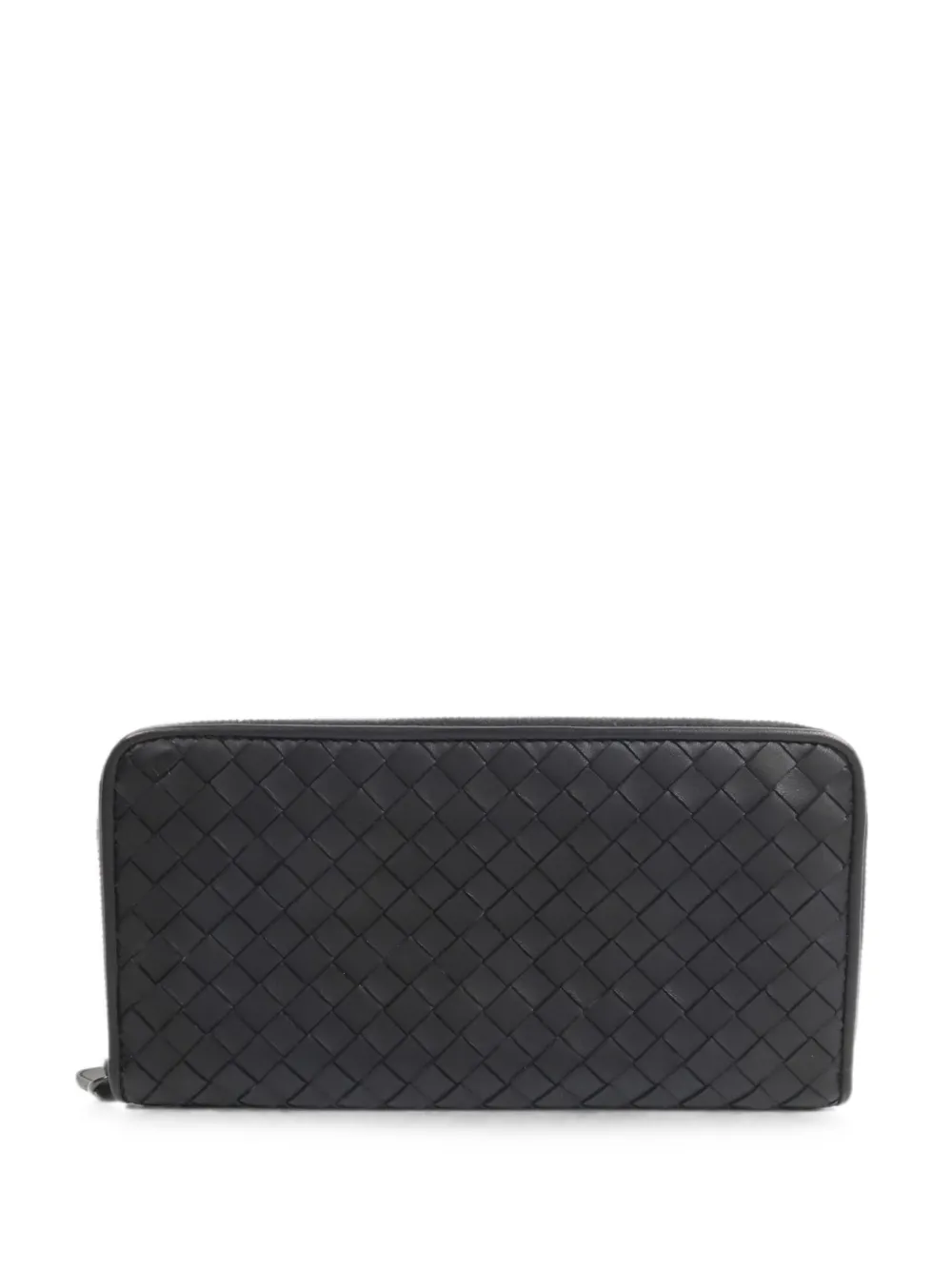 Bottega Veneta Pre-Owned Intrecciato Portemonnaie - Schwarz