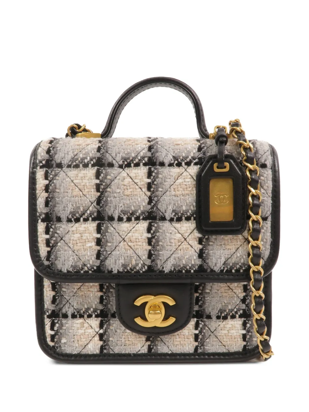 CHANEL Pre-Owned CC turn-lock tote bag - Neutrals