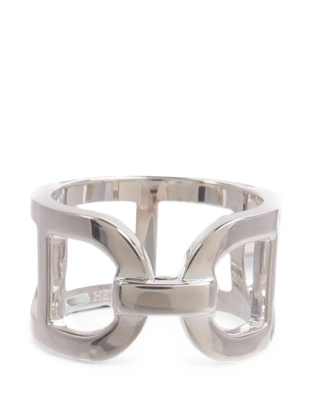 Hermès Pre-Owned Ever Chaine d'Ancre ring - Argento