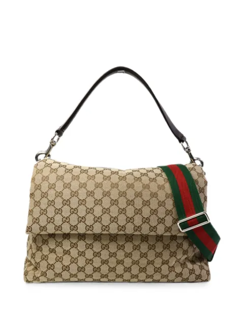 Gucci Pre-Owned large GG Monogram crossbody bag