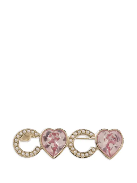 CHANEL Pre-Owned broche cœur Coco