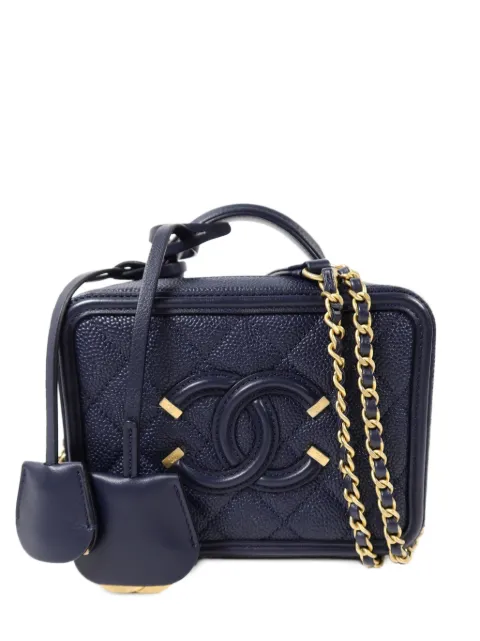 CHANEL Pre-Owned CC Filigree Vanity Case shoulder bag