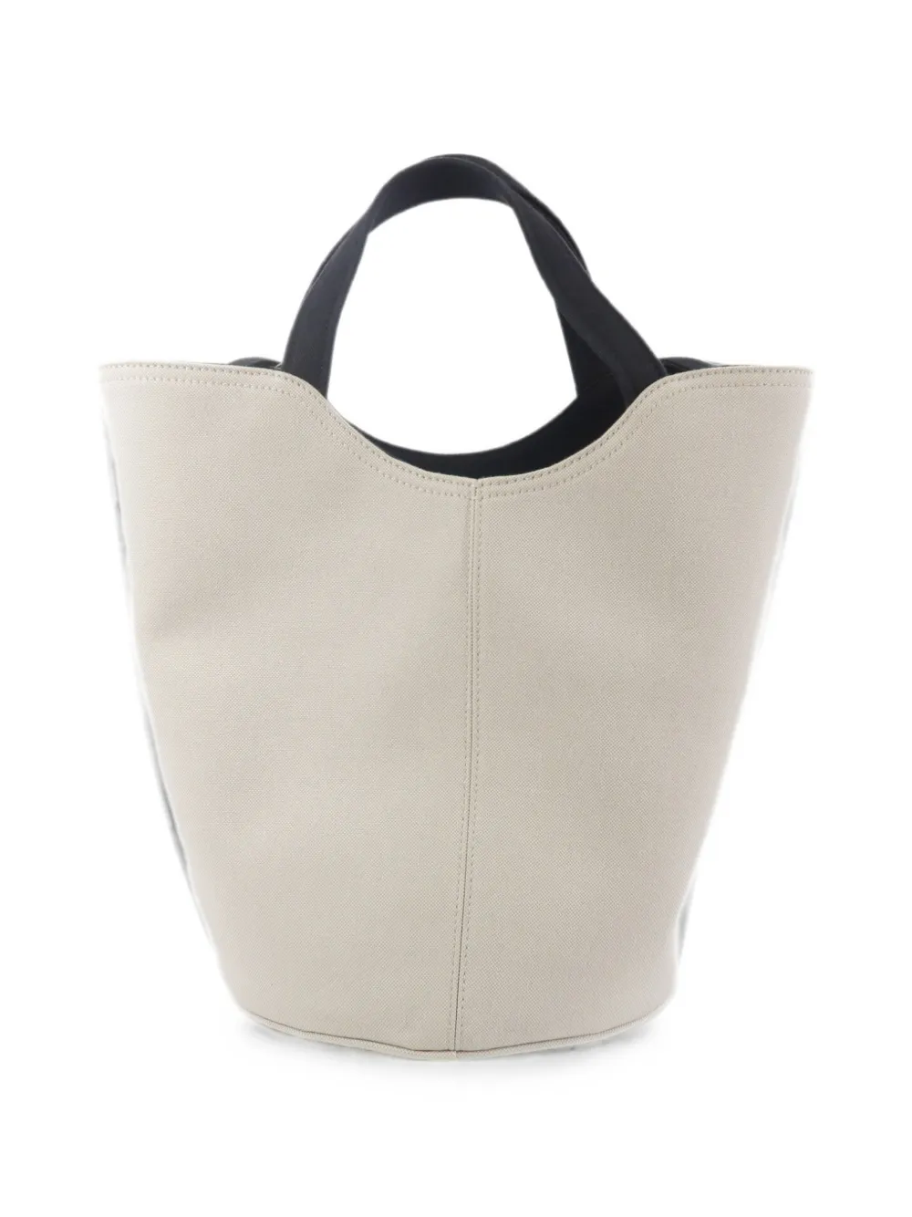 Balenciaga Pre-Owned Wave shopper met logo Beige