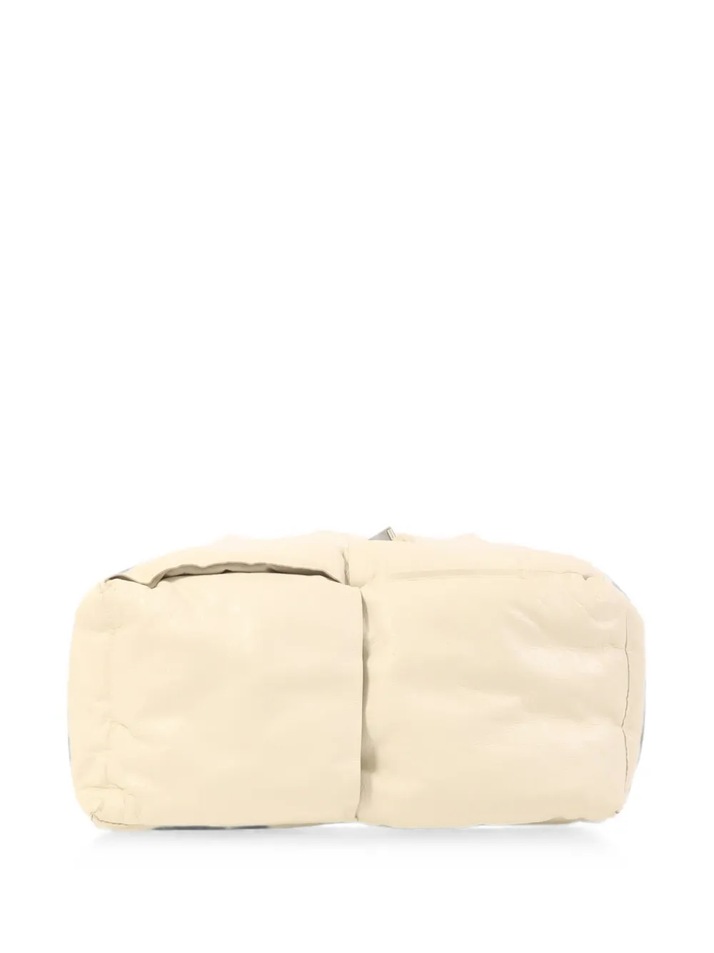 Bottega Veneta Pre-Owned padded leather clutch bag - Nude