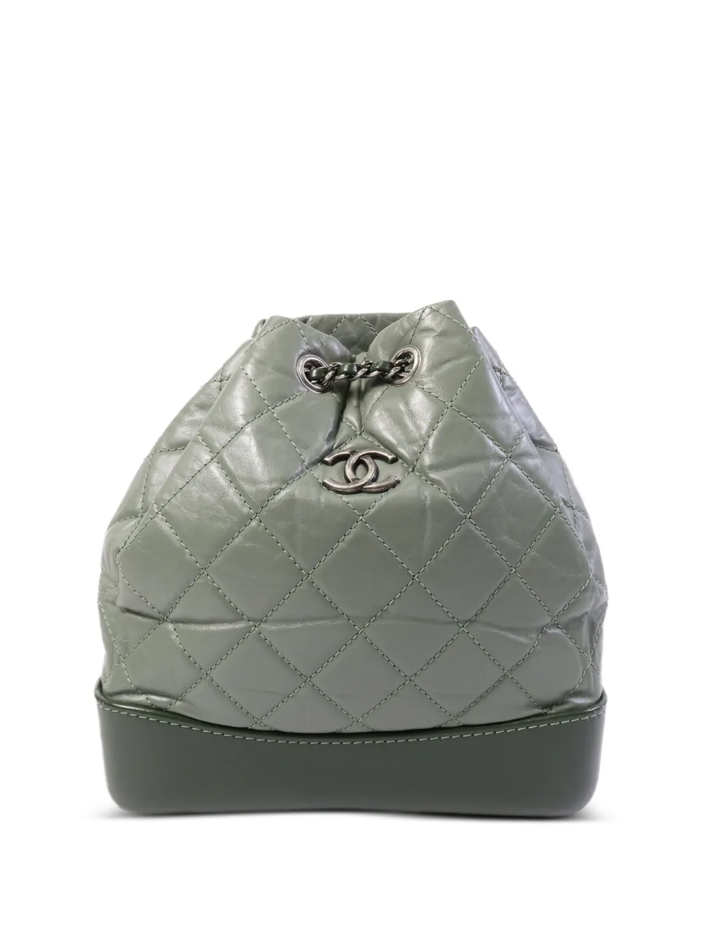 CHANEL Pre-Owned CC Gabrielle backpack - Green