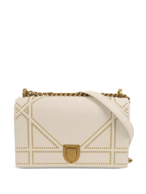 Christian Dior Pre-Owned Diorama studded shoulder bag
