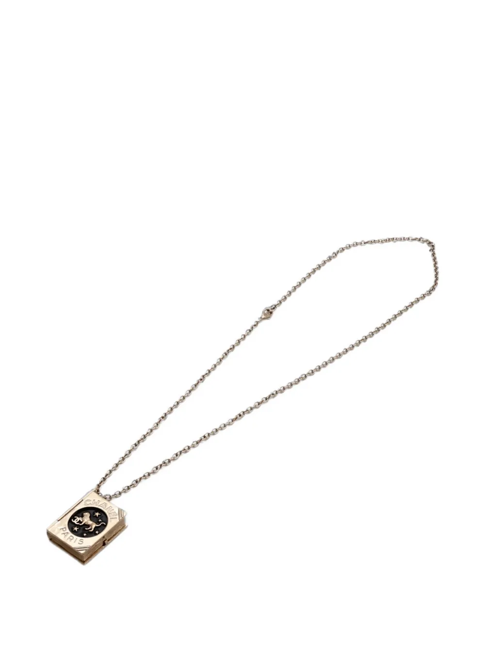 CHANEL Pre-Owned Collana con pendente a fiocco - Oro