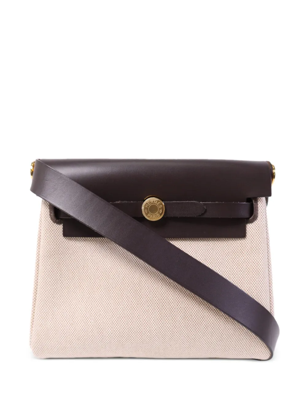 Hermès Pre-Owned 2025 mini Herbag crossbody bag - Toni neutri