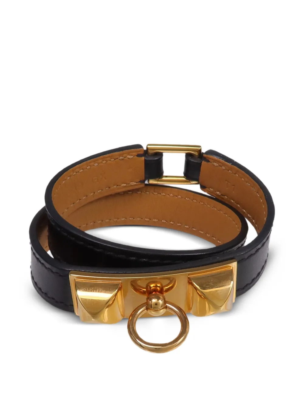 Hermès Pre-Owned 라이벌 더블 투어 브레이슬릿 | 골드 톤 | Image 1