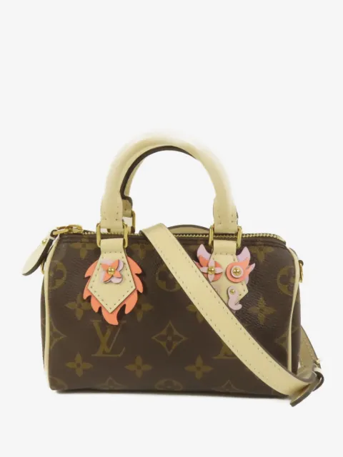 Louis Vuitton Pre-Owned Nano Speedy Schultertasche mit Monogramm