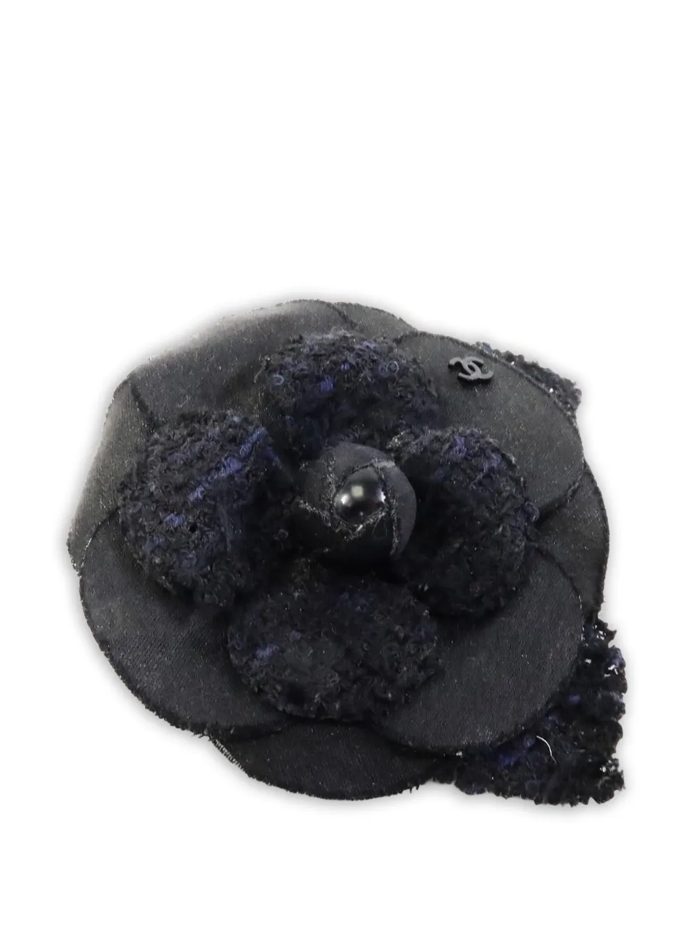 CHANEL Pre-Owned Spilla CC Camellia - Nero