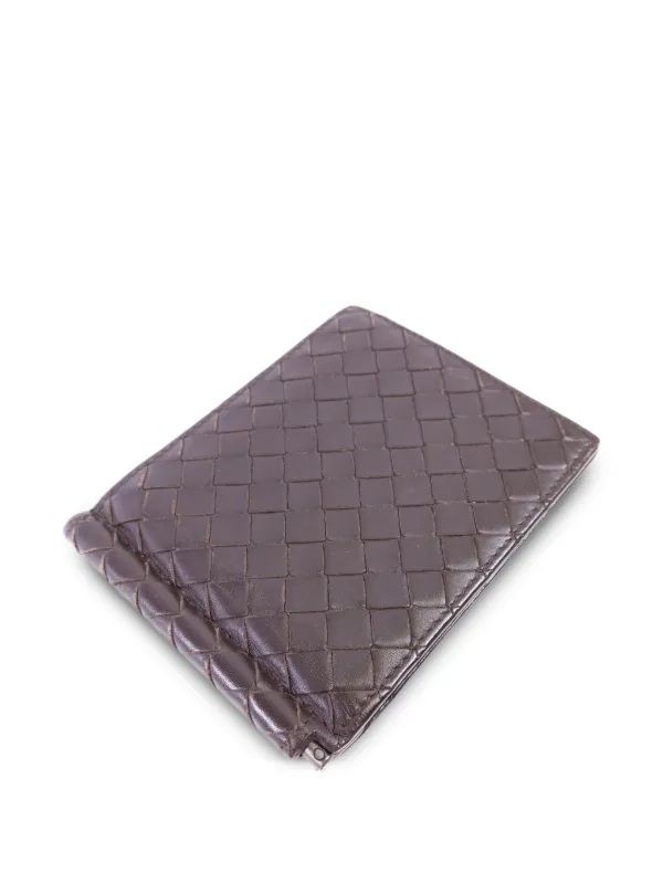 Bottega Veneta Pre-Owned Intrecciato Bifold money-clip Wallet