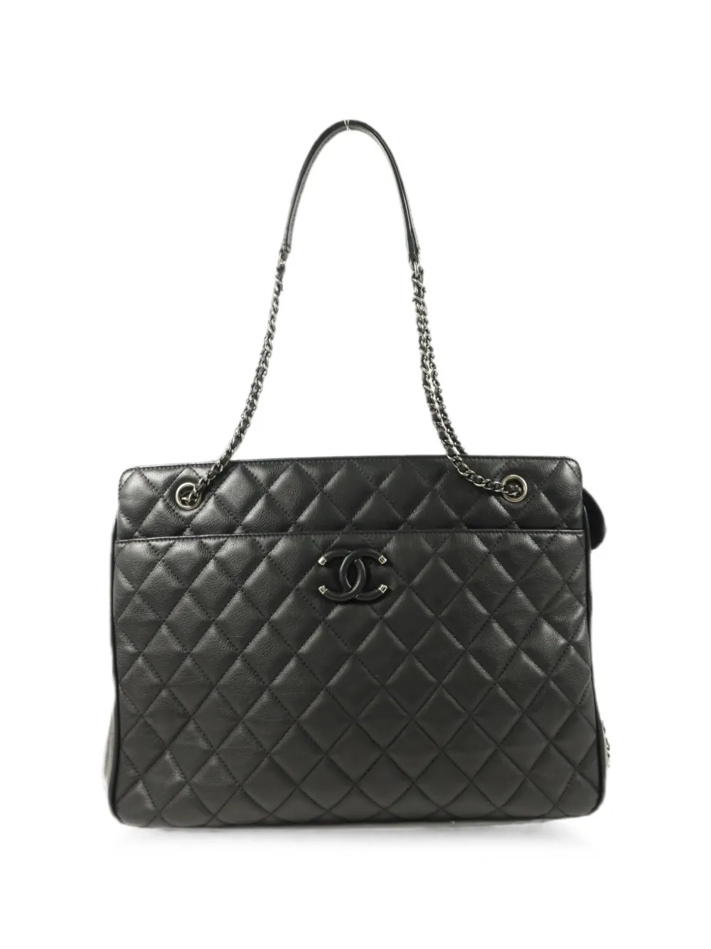 CHANEL Pre-Owned CC quilted tote bag - Nero