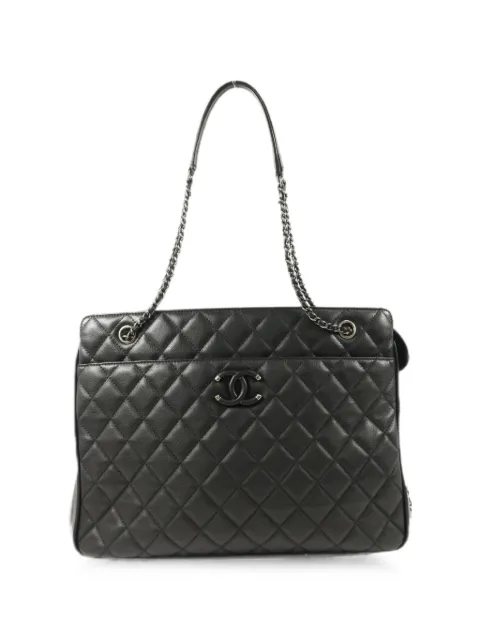 CHANEL Pre-Owned CC quilted tote bag
