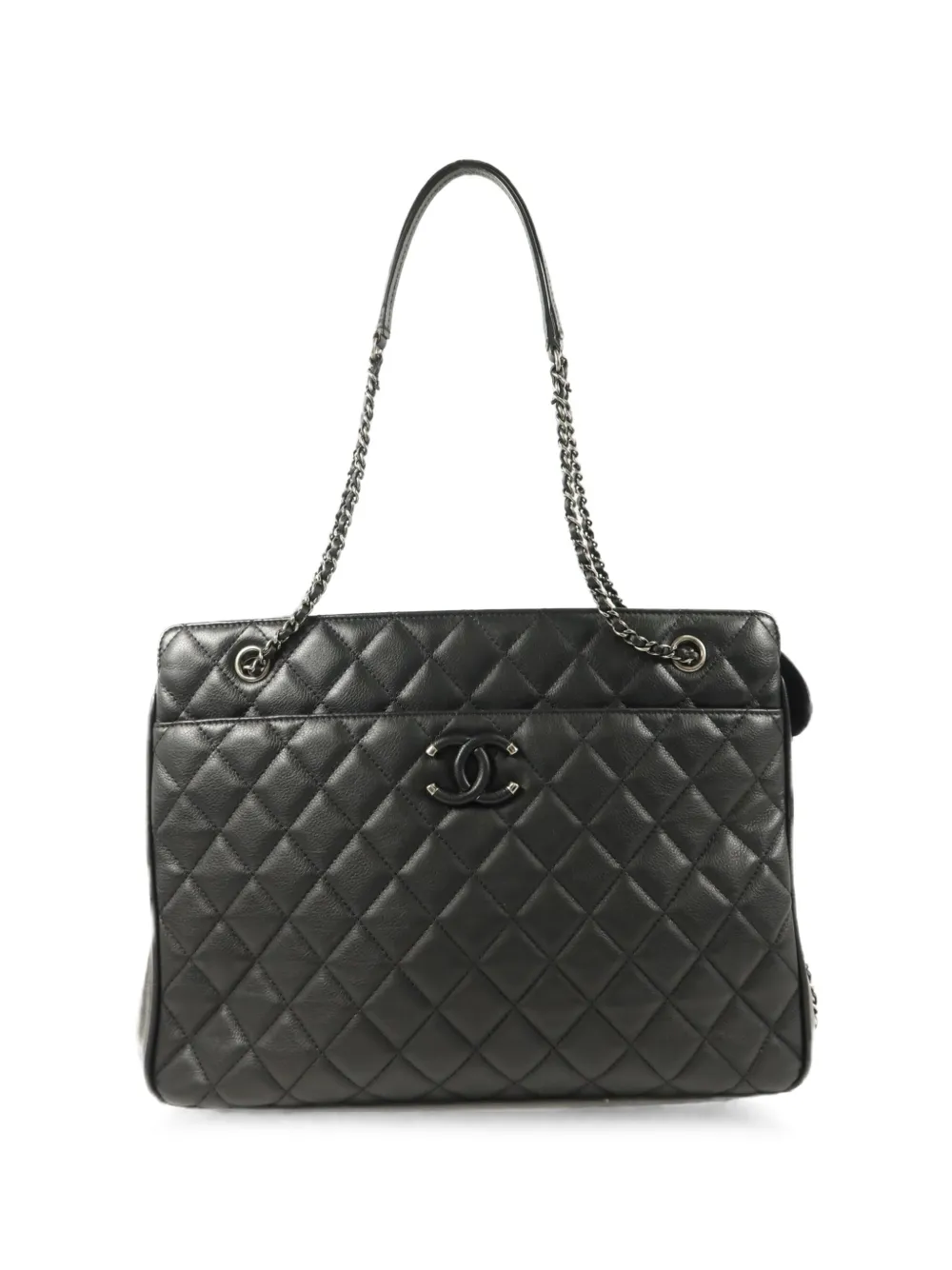 CHANEL Pre-Owned CC quilted tote bag - Nero