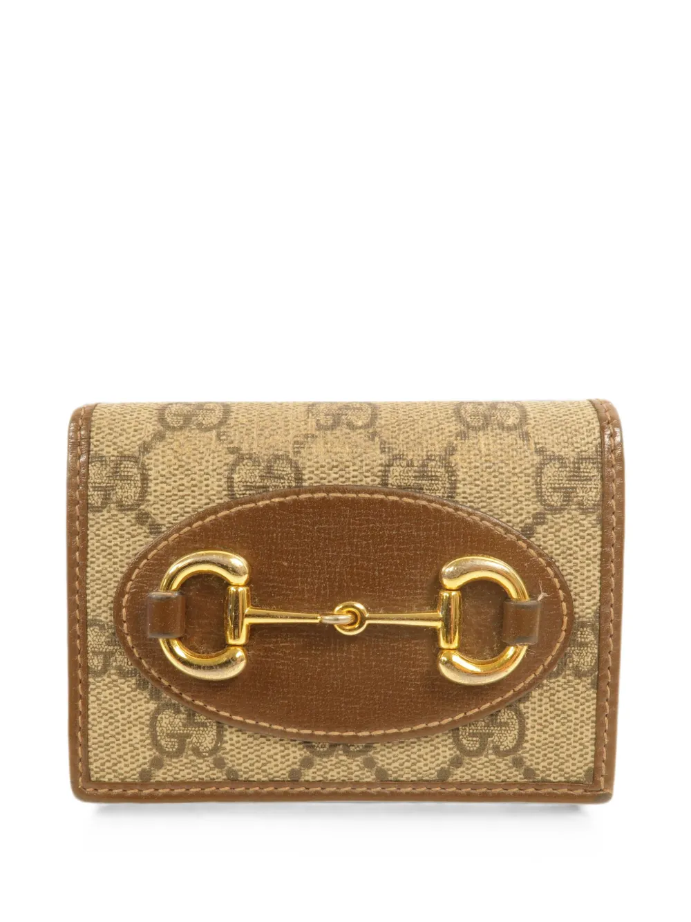 Gucci Pre-Owned Horsebit 1955 GG wallet - Toni neutri
