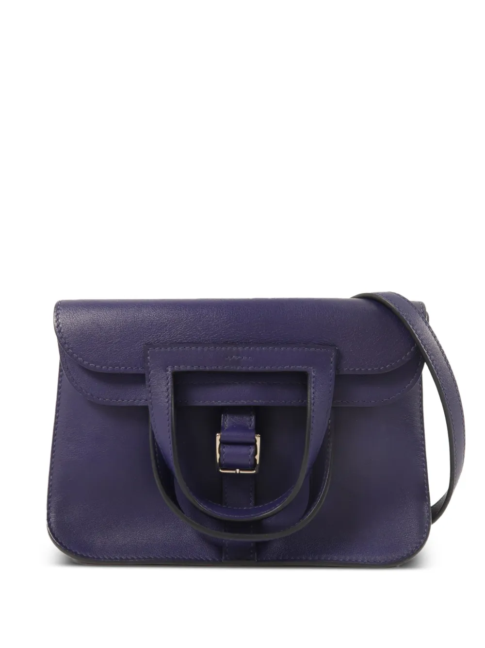 Hermès Pre-Owned 2020 Halzan leather shoulder bag - Blau