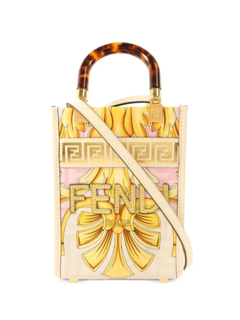 Fendi Pre-Owned Sunshine mini leather tote bag