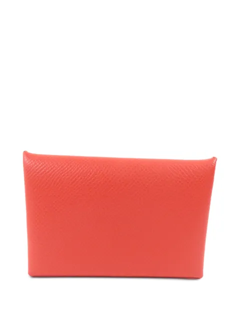 Hermès Pre-Owned 2018 Calvi Epsom card holder