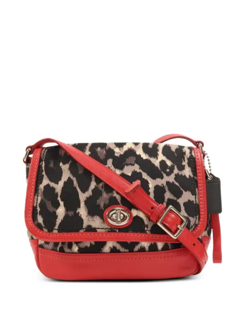 Coach Vintage leopard-print shoulder bag