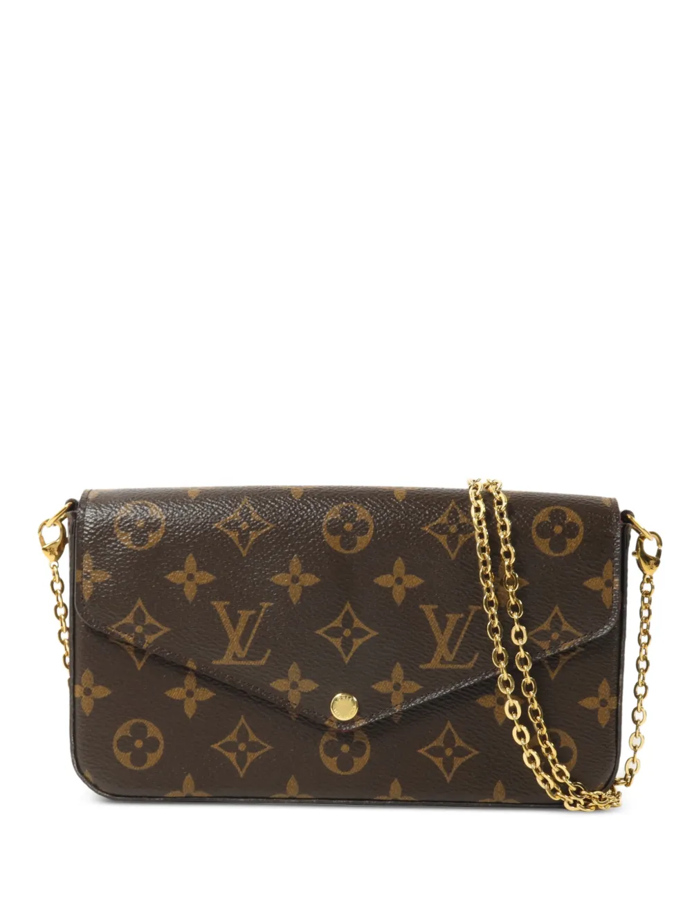 Louis Vuitton Pre-Owned Félicie Monogram shoulder bag - Brown