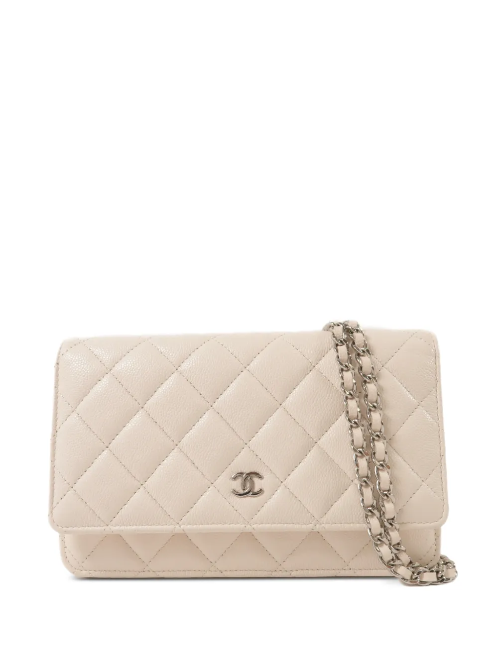 CHANEL Pre-Owned Borsa a spalla CC trapuntata - Toni neutri