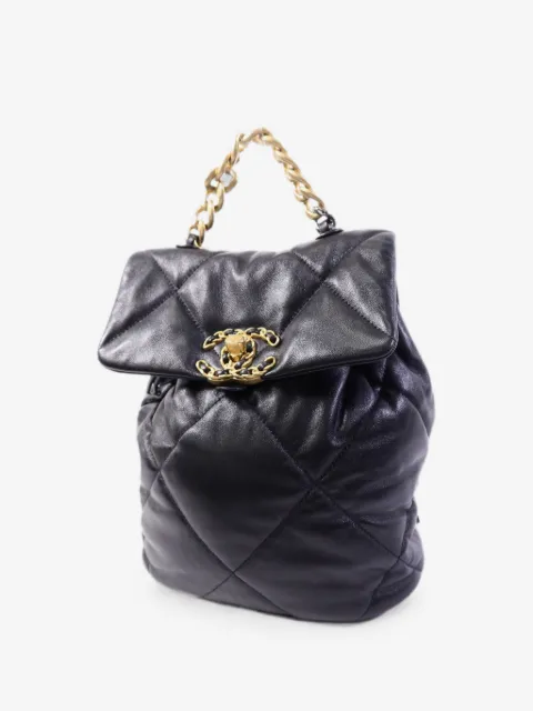 CHANEL Pre-Owned sac à dos Chanel 19 à fermoir loquet