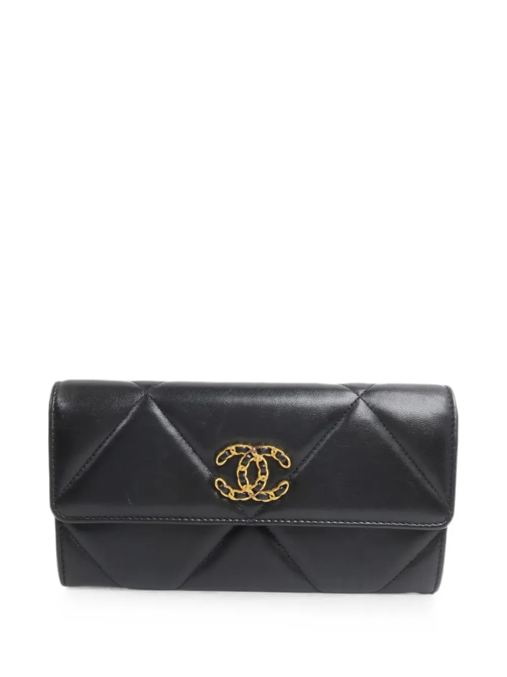CHANEL Pre-Owned 19 Flap wallet - Nero