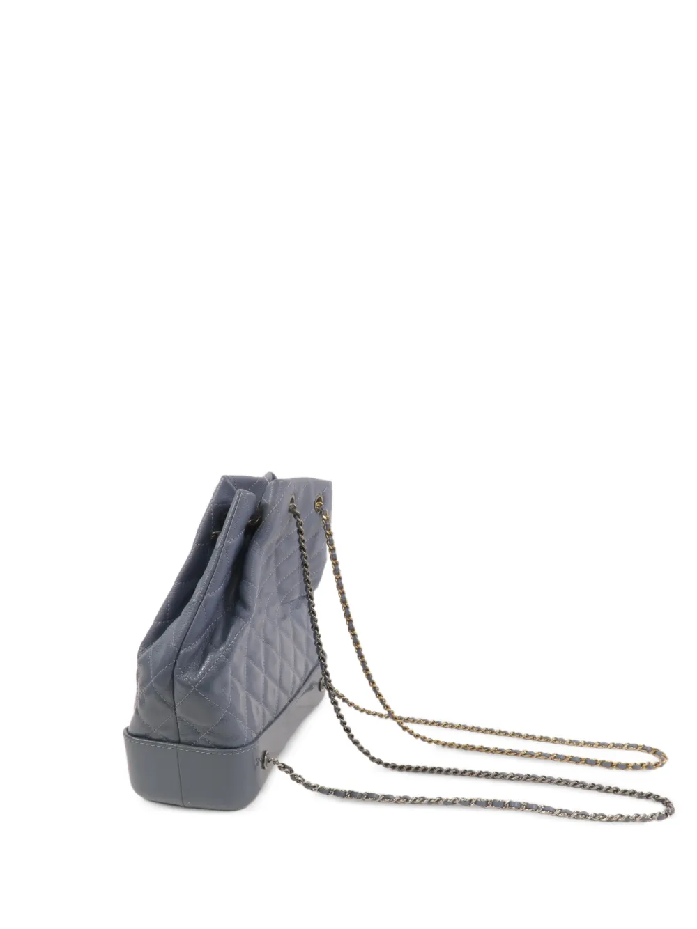 CHANEL Pre-Owned Gabrielle gewatteerde rugzak Blauw